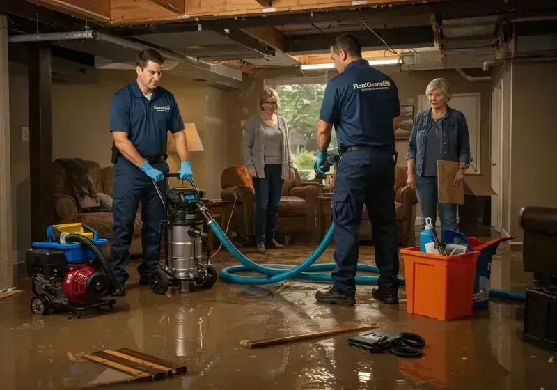 Basement Water Extraction and Removal Techniques process in New Vienna, OH